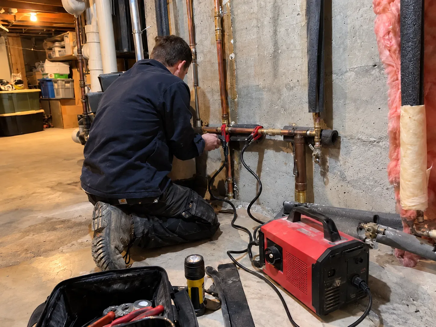 frozen pipe repair burlington