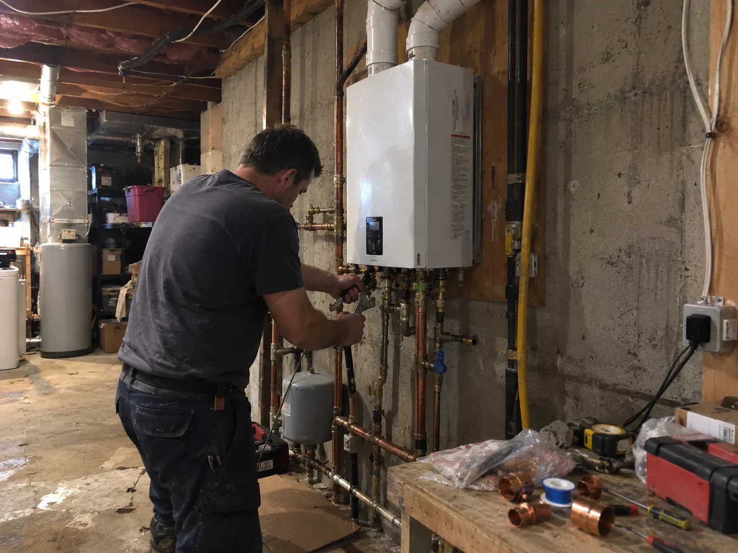 tankless water heater installation burlington