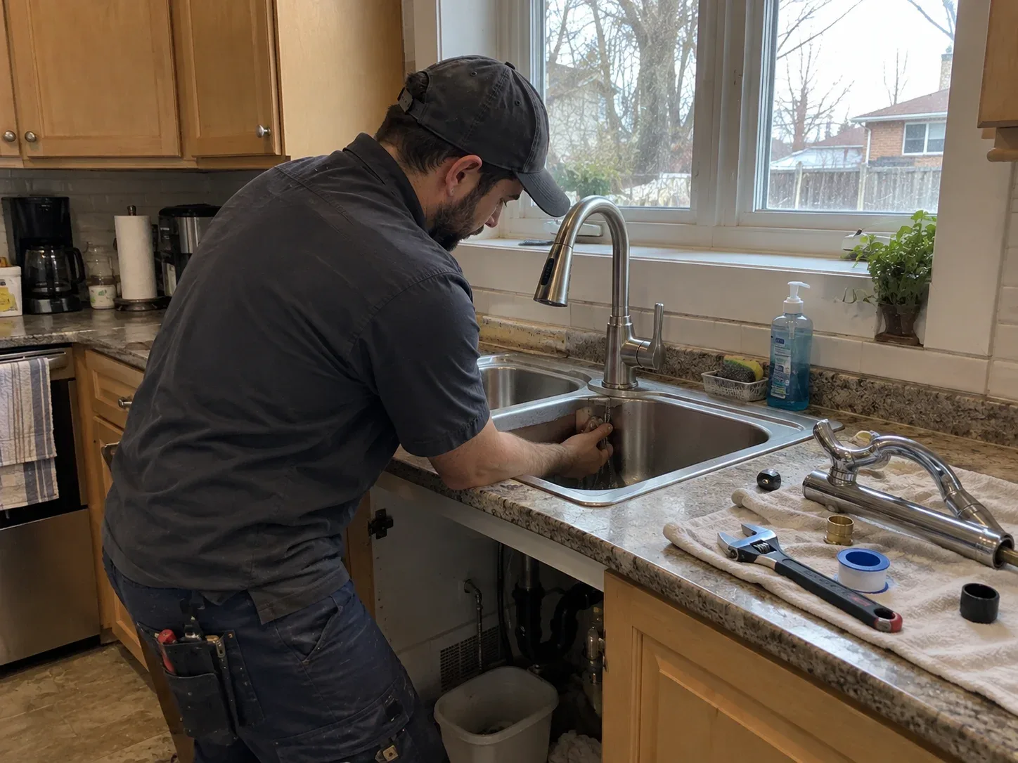 Kitchen faucet installation Burlington